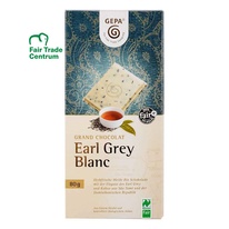 BIO bílá čokoláda s čajem Earl Grey 80 g GEPA